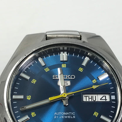 【現状渡し品】【メンズ】 SEIKO セイコー 7S26-02F0 SNK615K1 オートマチック デイデイト 自動巻き 腕時計 197-251209-na-04-tag カラー：シルバー 万代Net店