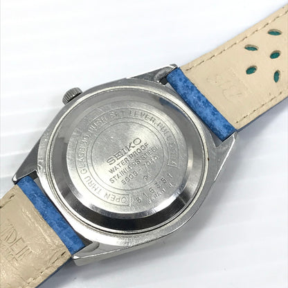 【現状渡し品】【メンズ】 SEIKO セイコー 23石 LORD MATIC 5606-7040 ロードマチック デイデイト 腕時計 197-251209-na-05-tag カラー：ブルー/シルバー 万代Net店