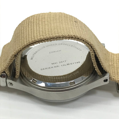 【中古品】【メンズ】 MWC MILITARY WATCH 01140 ミリタリー ウォッチ 腕時計 197-251209-na-07-tag カラー：ベージュ 万代Net店