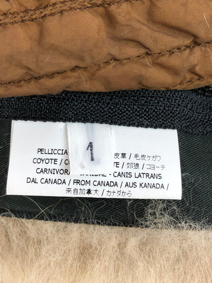 【中古品】【メンズ】 14AW FUR GARMENT DYED DOWN JACKET 611540723 ファー ガーメント ダイ ダウン ジャケット アウター 141-251208-rt-20-tag サイズ：M カラー：ブラウン 万代Net店