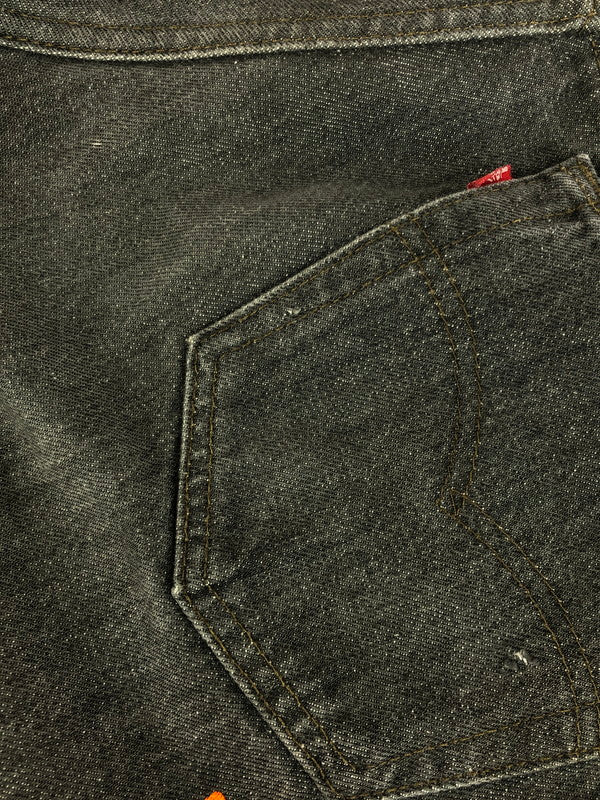 【中古品】【メンズ】 BLACK EYE PATCH ブラック アイ パッチ× LEVI'S リーバイス DENIM PANTS 50821406 デニムパンツ ボトムス 153-251210-na-17-tag サイズ：W32 L34 カラー：ブラック 万代Net店