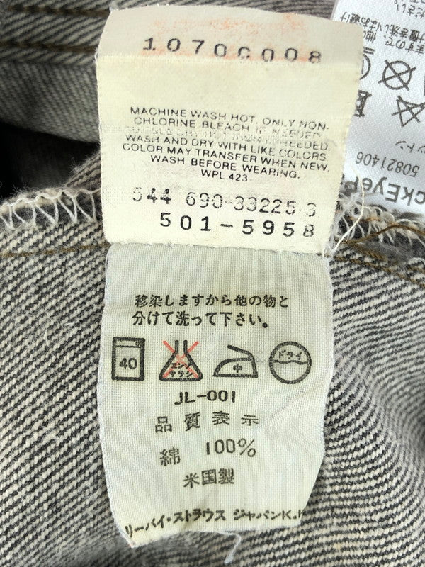 【中古品】【メンズ】 BLACK EYE PATCH ブラック アイ パッチ× LEVI'S リーバイス DENIM PANTS 50821406 デニムパンツ ボトムス 153-251210-na-17-tag サイズ：W32 L34 カラー：ブラック 万代Net店