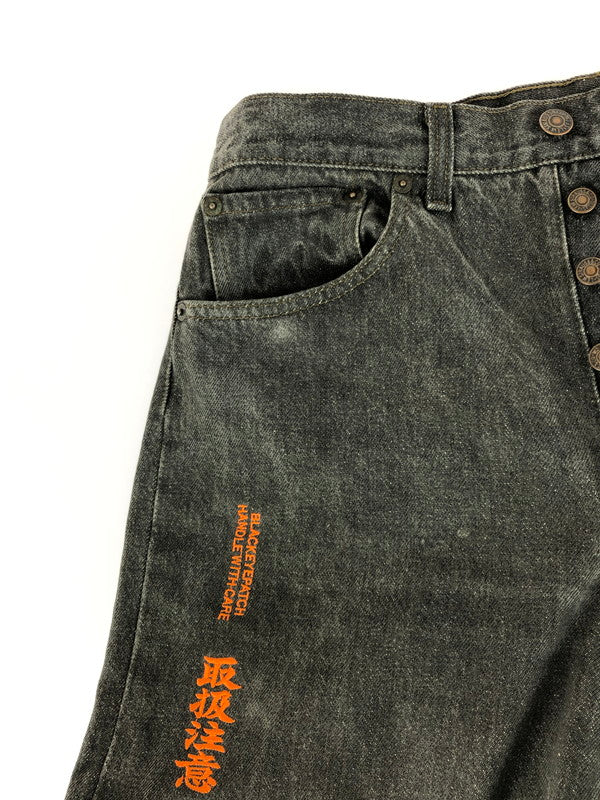 【中古品】【メンズ】 BLACK EYE PATCH ブラック アイ パッチ× LEVI'S リーバイス DENIM PANTS 50821406 デニムパンツ ボトムス 153-251210-na-17-tag サイズ：W32 L34 カラー：ブラック 万代Net店