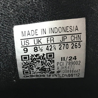 【中古品】【メンズ】 adidas アディダス SUPERSTARⅡ JH5470 スーパースター 2 スニーカー 靴 161-251211-rt-17-tag サイズ：27cm US 9 カラー：ブラック 万代Net店