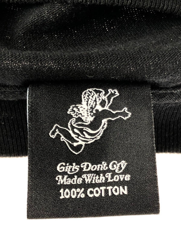 【中古品】【メンズ】 × VERDY ヴェルディ × GIRLS DON'T CRY ガールズ ドント クライ LOGO T-SHIRT ロゴ Tシャツ 142-251208-rt-11-tag サイズ：L カラー：ブラック 万代Net店