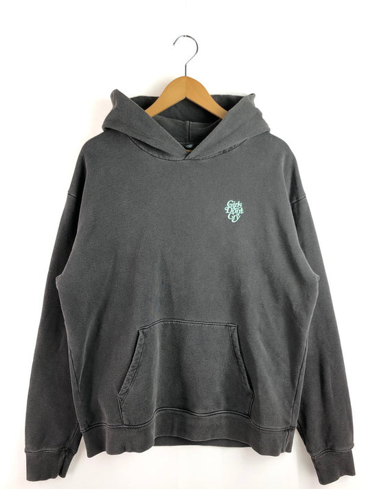 【中古品】【メンズ】 GIRLS DONT CRY ガールズ ドント クライ × VERDY ヴェルディ コラボ COMPLEXCON LIMITED LOGO HOODY ロゴ フーディー 142-251208-rt-16-tag サイズ：L カラー：グレー 万代Net店