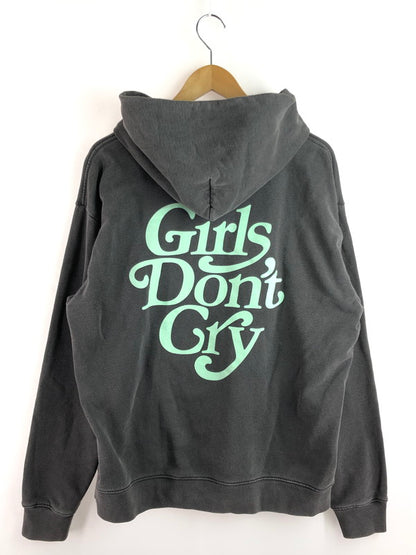 【中古品】【メンズ】 GIRLS DONT CRY ガールズ ドント クライ × VERDY ヴェルディ コラボ COMPLEXCON LIMITED LOGO HOODY ロゴ フーディー 142-251208-rt-16-tag サイズ：L カラー：グレー 万代Net店