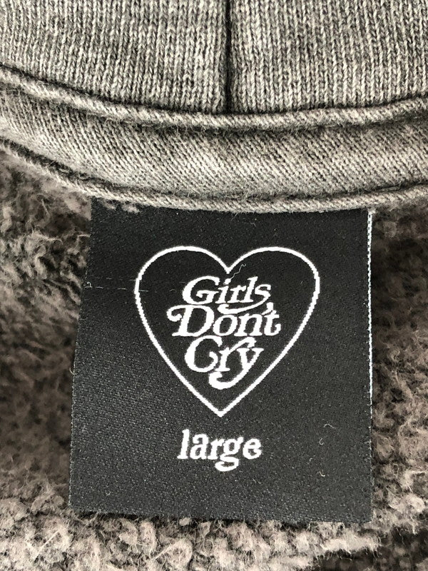 【中古品】【メンズ】 GIRLS DONT CRY ガールズ ドント クライ × VERDY ヴェルディ コラボ COMPLEXCON LIMITED LOGO HOODY ロゴ フーディー 142-251208-rt-16-tag サイズ：L カラー：グレー 万代Net店