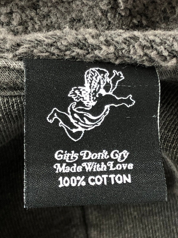 【中古品】【メンズ】 GIRLS DONT CRY ガールズ ドント クライ × VERDY ヴェルディ コラボ COMPLEXCON LIMITED LOGO HOODY ロゴ フーディー 142-251208-rt-16-tag サイズ：L カラー：グレー 万代Net店