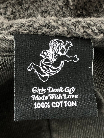 【中古品】【メンズ】 GIRLS DONT CRY ガールズ ドント クライ × VERDY ヴェルディ コラボ COMPLEXCON LIMITED LOGO HOODY ロゴ フーディー 142-251208-rt-16-tag サイズ：L カラー：グレー 万代Net店