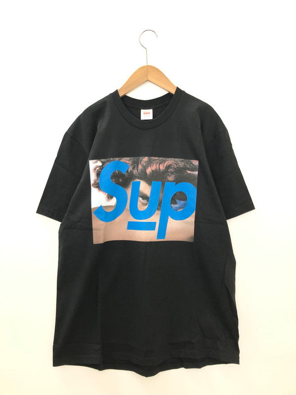 【中古美品】【メンズ】 Supreme シュプリーム × UNDERCOVER アンダーカバー コラボ FACE TEE フェイス Tシャツ 半袖 トップス 149-251212-yy-18-tag サイズ：L カラー：ブラック 万代Net店