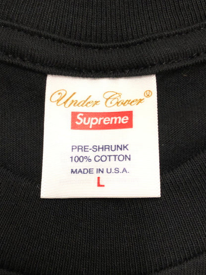 【中古美品】【メンズ】 Supreme シュプリーム × UNDERCOVER アンダーカバー コラボ FACE TEE フェイス Tシャツ 半袖 トップス 149-251212-yy-18-tag サイズ：L カラー：ブラック 万代Net店