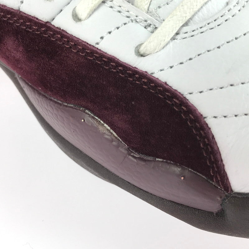 【中古品】【メンズ】 NIKE ナイキ × A MA MANIERE アママニエール WOMEN'S AIR JORDAN 12 WHITE AND BURGUNDY CRUSH ウィメンズ エアジョーダン12 160-251217-rt-14-tag サイズ：27cm US10 カラー：WHITE/BLACK-BURGUNDY CRUSH 万代Net店