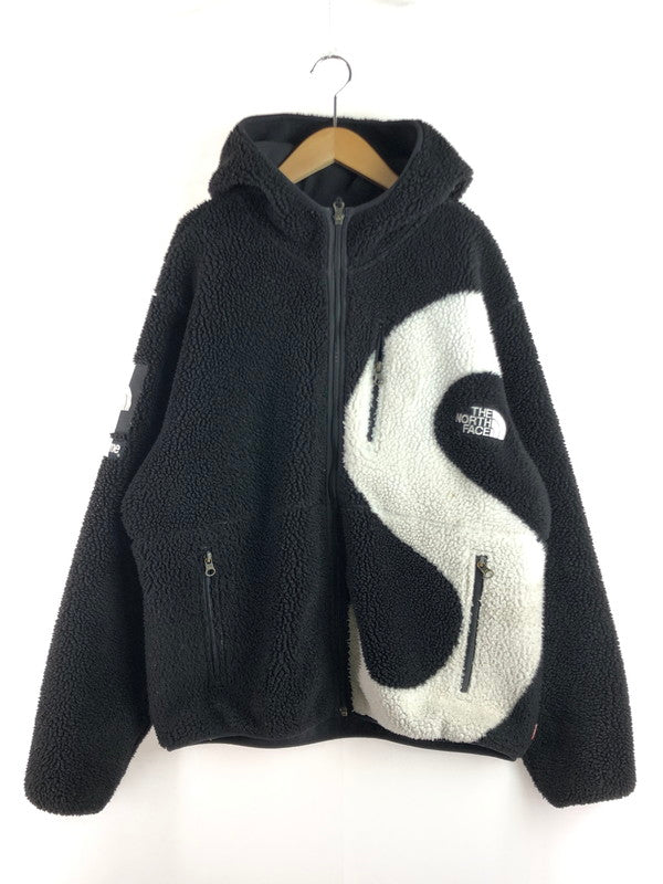 【中古品】【メンズ】 Supreme シュプリーム × THE NORTH FACE ザ・ノースフェイス 20AW S LOGO HOODED FLEECE JACKET NT62004I フリース ジャケット 国内正規 149-251228-rt-10-tag サイズ：M カラー：ブラック/ホワイト 万代Net店