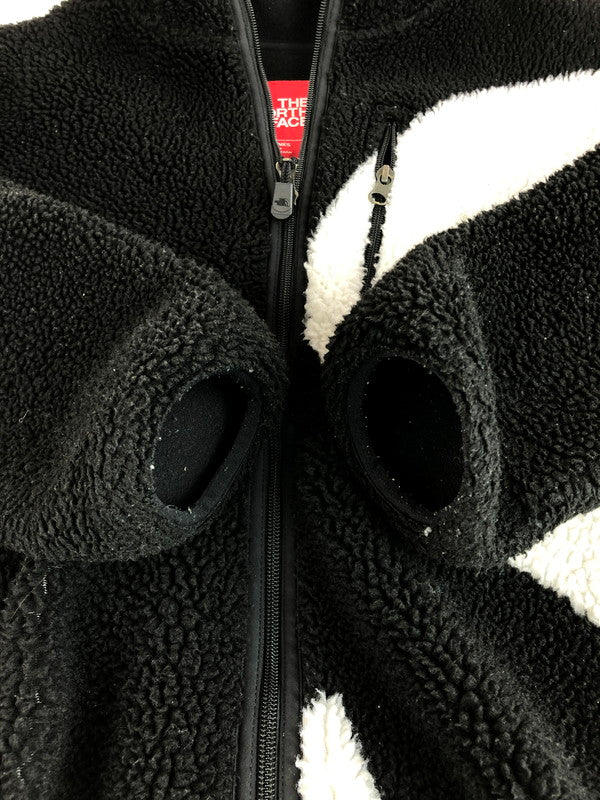 【中古品】【メンズ】 Supreme シュプリーム × THE NORTH FACE ザ・ノースフェイス 20AW S LOGO HOODED FLEECE JACKET NT62004I フリース ジャケット 国内正規 149-251228-rt-10-tag サイズ：M カラー：ブラック/ホワイト 万代Net店