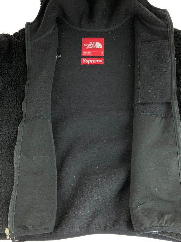 【中古品】【メンズ】 Supreme シュプリーム × THE NORTH FACE ザ・ノースフェイス 20AW S LOGO HOODED FLEECE JACKET NT62004I フリース ジャケット 国内正規 149-251228-rt-10-tag サイズ：M カラー：ブラック/ホワイト 万代Net店
