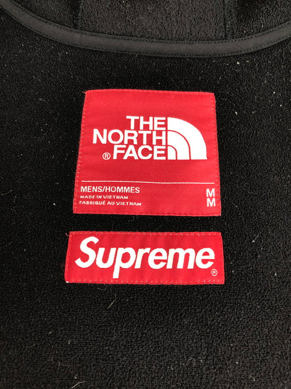 【中古品】【メンズ】 Supreme シュプリーム × THE NORTH FACE ザ・ノースフェイス 20AW S LOGO HOODED FLEECE JACKET NT62004I フリース ジャケット 国内正規 149-251228-rt-10-tag サイズ：M カラー：ブラック/ホワイト 万代Net店