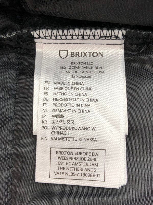 【中古品】【メンズ】 BRIXTON ブリクストン CASS JACKET 03287 キャス ジャケット アウター 142-251210-na-04-tag サイズ：M カラー：ブラック 万代Net店