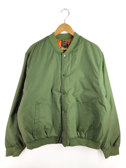 【中古美品】【メンズ】 BRIXTON ブリクストン DILLINGER FLIGHT BOMBER JACKET 03439 ディリンジャー フライト ボンバー ジャケット アウター 142-251210-na-03-tag サイズ：L カラー：CYPRESS GREEN 万代Net店