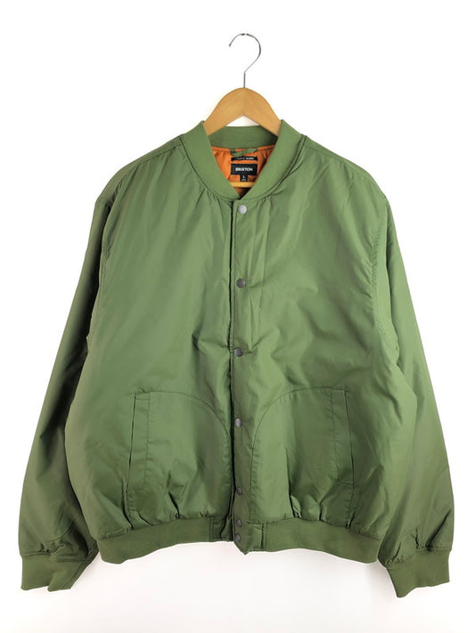 【中古美品】【メンズ】 BRIXTON ブリクストン DILLINGER FLIGHT BOMBER JACKET 03439 ディリンジャー フライト ボンバー ジャケット アウター 142-251210-na-03-tag サイズ：L カラー：CYPRESS GREEN 万代Net店