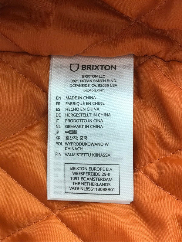 【中古美品】【メンズ】 BRIXTON ブリクストン DILLINGER FLIGHT BOMBER JACKET 03439 ディリンジャー フライト ボンバー ジャケット アウター 142-251210-na-03-tag サイズ：L カラー：CYPRESS GREEN 万代Net店