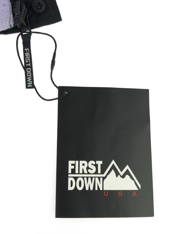 【中古美品】【メンズ】 FIRST DOWN ファーストダウン REVERSIBLE BACK FLEECE JACKET F742014 リバーシブル バック フリース ジャケット アウター 144-251210-na-11-tag サイズ：L カラー：ブラック/ライトパープル 万代Net店