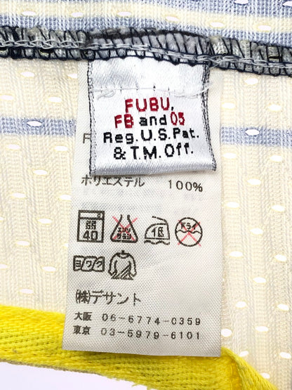 【中古品】【メンズ】 PLATINUM FUBU プラチナム フブ × HARLEM GLOBETROTTERS ハーレム グローブトロッターズ GAME SHIRT ゲームシャツ 韓国製 146-260509-na-13-tag サイズ：M カラー：パープル/イエロー 万代Net店