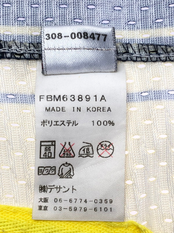 【中古品】【メンズ】 PLATINUM FUBU プラチナム フブ × HARLEM GLOBETROTTERS ハーレム グローブトロッターズ GAME SHIRT ゲームシャツ 韓国製 146-260509-na-13-tag サイズ：M カラー：パープル/イエロー 万代Net店