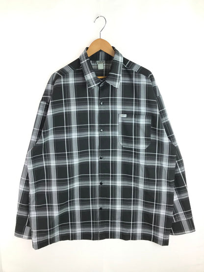 【中古品】【メンズ】 CALTOP キャるトップ L/S CHECK SHIRT BLACK ロングスリーブ チェックシャツ USA製 長袖シャツ 146-251215-rt-11-tag サイズ：3X カラー：ブラック 万代Net店