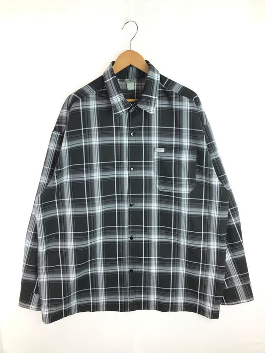 【中古品】【メンズ】 CALTOP キャるトップ L/S CHECK SHIRT BLACK ロングスリーブ チェックシャツ USA製 長袖シャツ 146-251215-rt-11-tag サイズ：3X カラー：ブラック 万代Net店