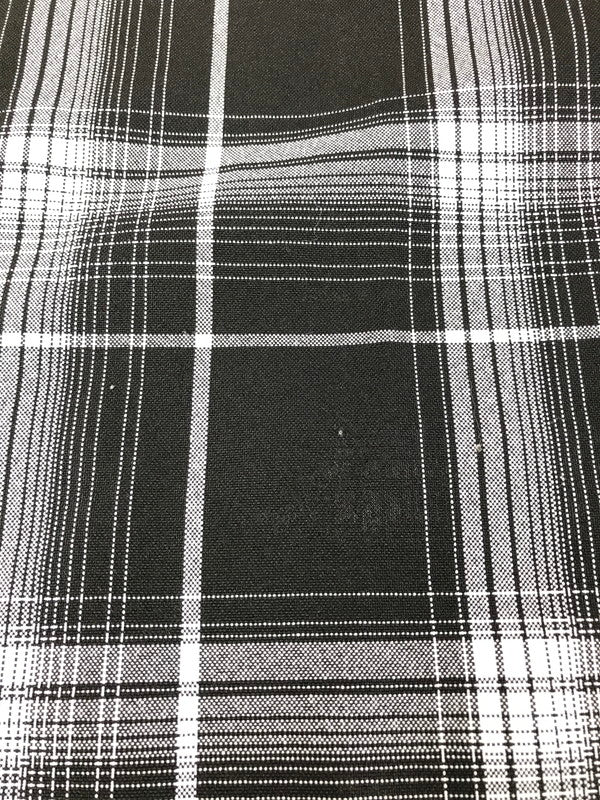 【中古品】【メンズ】 CALTOP キャるトップ L/S CHECK SHIRT BLACK ロングスリーブ チェックシャツ USA製 長袖シャツ 146-251215-rt-11-tag サイズ：3X カラー：ブラック 万代Net店