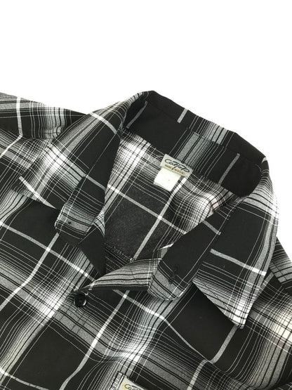 【中古品】【メンズ】 CALTOP キャるトップ L/S CHECK SHIRT BLACK ロングスリーブ チェックシャツ USA製 長袖シャツ 146-251215-rt-11-tag サイズ：3X カラー：ブラック 万代Net店
