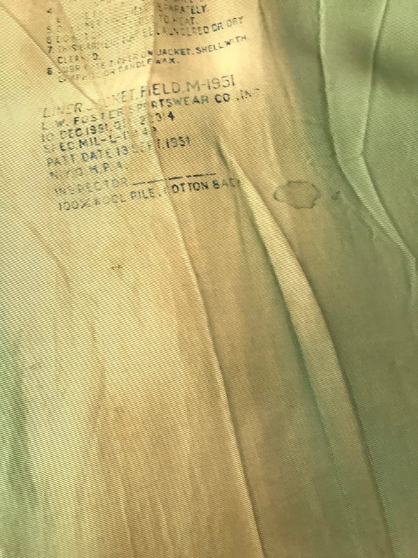 【現状渡し品】【メンズ】 US ARMY アメリカ軍 50'S M-51 WOOL PILE LINER JACKET 50年代 ウール パイル ライナー アウター 146-260925-na-22-tagh サイズ：サイズ不明 下記参照 カラー：ベージュ系 万代Net店