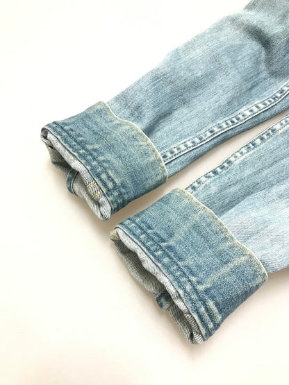 【中古品】【メンズ】 A.P.C. アーペーセー L/S DENIM WORK SHIRT ロングスリーブ デニム ワーク シャツ トップス 141-251213-rt-16-tag サイズ：M カラー：ライトブルー 万代Net店