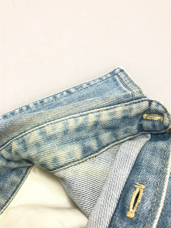 【中古品】【メンズ】 A.P.C. アーペーセー L/S DENIM WORK SHIRT ロングスリーブ デニム ワーク シャツ トップス 141-251213-rt-16-tag サイズ：M カラー：ライトブルー 万代Net店