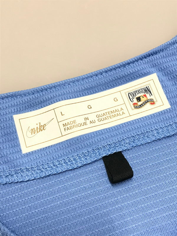 【中古品】【メンズ】 NIKE ナイキ BROOKLYN DODGERS JACKIE ROBINSON GAME SHIRT ブルックリン ドジャース ジャッキー ロビンソン ゲームシャツ トップス 148-251213-rt-11-tag サイズ：L カラー：ライトブルー 万代Net店