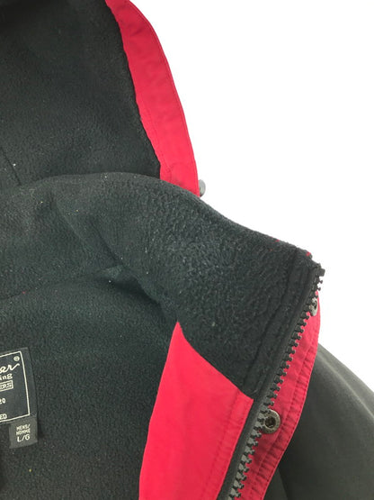 【中古品】【メンズ】 EDDIE BAUER エディー・バウアー 00’S MOUNTAIN PARKA 00年代 マウンテンパーカー アウター 146-261001-na-28-tagh サイズ：L カラー：レッド/ブラック 万代Net店