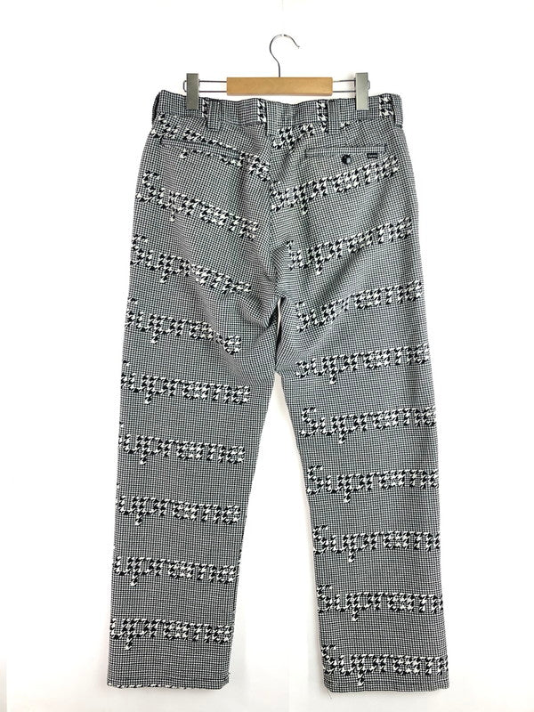 【中古品】【メンズ】 Supreme シュプリーム 20AW WORK PANT BLACK HOUNDSTOOTH 千鳥格子柄 ワークパンツ 149-251229-rt-09-tag サイズ：32 カラー：ホワイト/ブラック 万代Net店