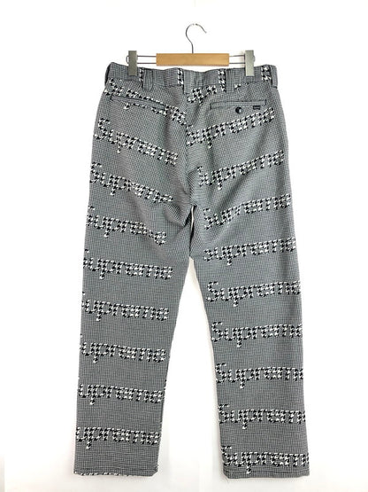 【中古品】【メンズ】 Supreme シュプリーム 20AW WORK PANT BLACK HOUNDSTOOTH 千鳥格子柄 ワークパンツ 149-251229-rt-09-tag サイズ：32 カラー：ホワイト/ブラック 万代Net店