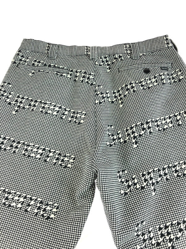 【中古品】【メンズ】 Supreme シュプリーム 20AW WORK PANT BLACK HOUNDSTOOTH 千鳥格子柄 ワークパンツ 149-251229-rt-09-tag サイズ：32 カラー：ホワイト/ブラック 万代Net店