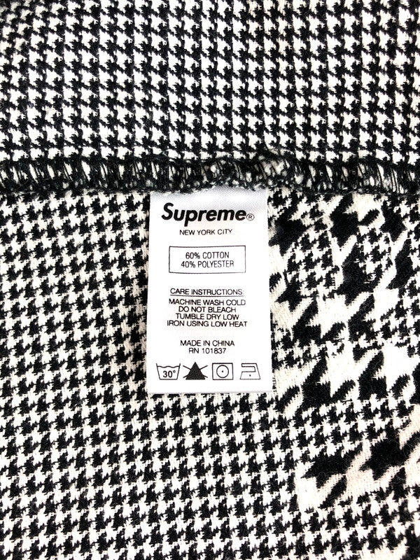 【中古品】【メンズ】 Supreme シュプリーム 20AW WORK PANT BLACK HOUNDSTOOTH 千鳥格子柄 ワークパンツ 149-251229-rt-09-tag サイズ：32 カラー：ホワイト/ブラック 万代Net店
