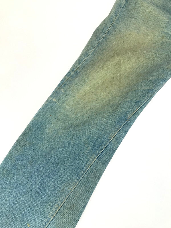 【現状渡し品】【メンズ】 Levi's リーバイス SMALL-E DENIM PANTS スモール イー デニムパンツ 刻印6 通常R 黒カン 66前期 60S-70S 501 ジーンズ 157-251213-rt-09-tag サイズ：表記消え 下記参照 カラー：ライトインディゴ 万代Net店
