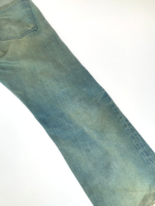 【現状渡し品】【メンズ】 Levi's リーバイス SMALL-E DENIM PANTS スモール イー デニムパンツ 刻印6 通常R 黒カン 66前期 60S-70S 501 ジーンズ 157-251213-rt-09-tag サイズ：表記消え 下記参照 カラー：ライトインディゴ 万代Net店