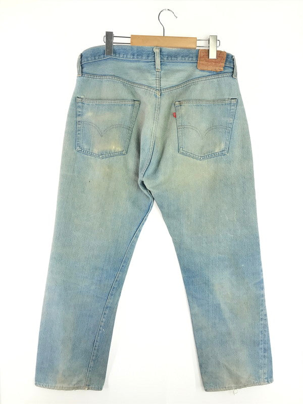 【現状渡し品】【メンズ】 Levi's リーバイス SMALL-E DENIM PANTS スモール イー デニムパンツ 刻印6 通常R 黒カン 66前期 60S-70S 501 ジーンズ 157-251213-rt-09-tag サイズ：表記消え 下記参照 カラー：ライトインディゴ 万代Net店