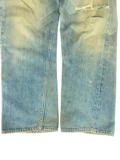 【現状渡し品】【メンズ】 Levi's リーバイス SMALL-E DENIM PANTS スモール イー デニムパンツ 刻印6 通常R 黒カン 66前期 60S-70S 501 ジーンズ 157-251213-rt-09-tag サイズ：表記消え 下記参照 カラー：ライトインディゴ 万代Net店