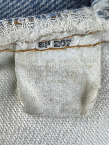 【現状渡し品】【メンズ】 Levi's リーバイス SMALL-E DENIM PANTS スモール イー デニムパンツ 刻印6 通常R 黒カン 66前期 60S-70S 501 ジーンズ 157-251213-rt-09-tag サイズ：表記消え 下記参照 カラー：ライトインディゴ 万代Net店