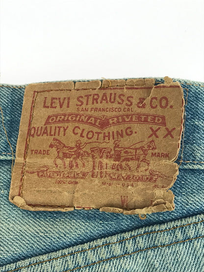 【現状渡し品】【メンズ】 Levi's リーバイス SMALL-E DENIM PANTS スモール イー デニムパンツ 刻印6 通常R 黒カン 66前期 60S-70S 501 ジーンズ 157-251213-rt-09-tag サイズ：表記消え 下記参照 カラー：ライトインディゴ 万代Net店