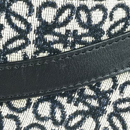 【中古品】【レディース】 LOEWE ロエベ アナグラム バケットハット K820HB1X07 ジャカード カーフ スペイン製 帽子 183-251212-yy-02-tag サイズ：57 カラー：ネイビー/ブラック 万代Net店