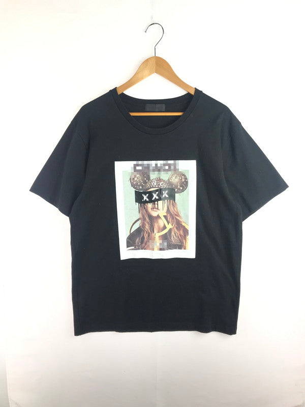 【中古美品】【メンズ】 GOD SELECTION XXX ゴッド セレクション トリプル エックス GIGI HADID TEE ジジ ハディッド Tシャツ トップス 142-251211-rt-01-tag サイズ：XL カラー：ブラック 万代Net店