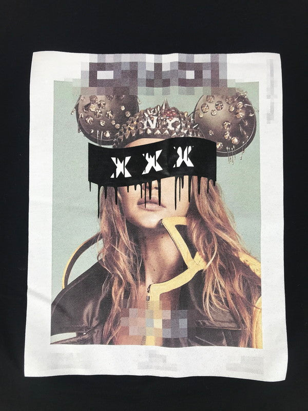 【中古美品】【メンズ】 GOD SELECTION XXX ゴッド セレクション トリプル エックス GIGI HADID TEE ジジ ハディッド Tシャツ トップス 142-251211-rt-01-tag サイズ：XL カラー：ブラック 万代Net店